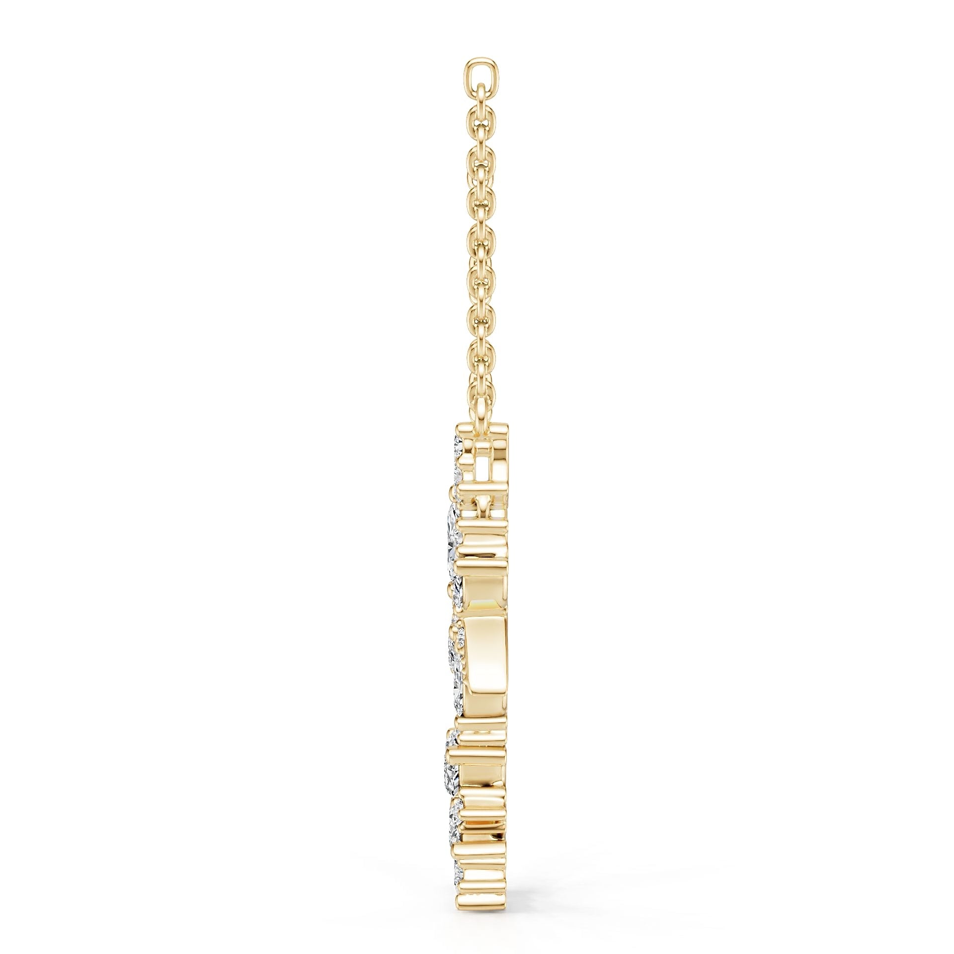 Sterling Silver Semi Mount Necklace Setting Marquise Ma 6x3mm DHJ