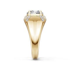 14K Gold Semi Mount Ring Setting Oval Ov 5x7mm Syz Jewelry