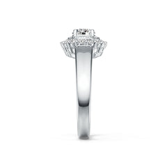 Sterling Silver Semi Mount Ring Setting Round RD 6x6mm Engagement Ring DHJ