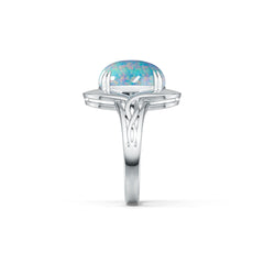 Sterling Silver Semi Mount Ring Setting Oval OV 14X10mm DHJ