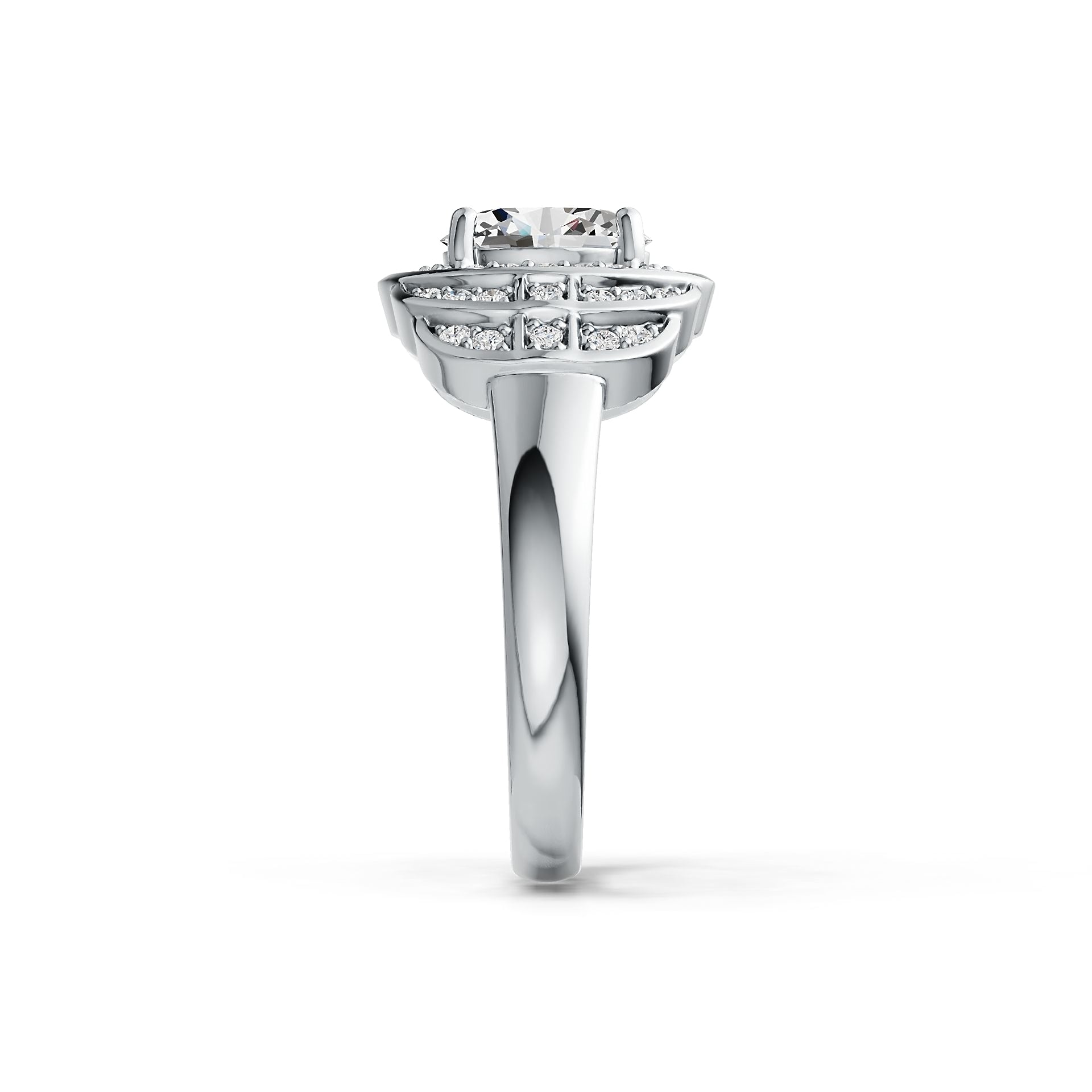 Sterling Silver Semi Mount Ring Setting Oval OV 8X6mm DHJ