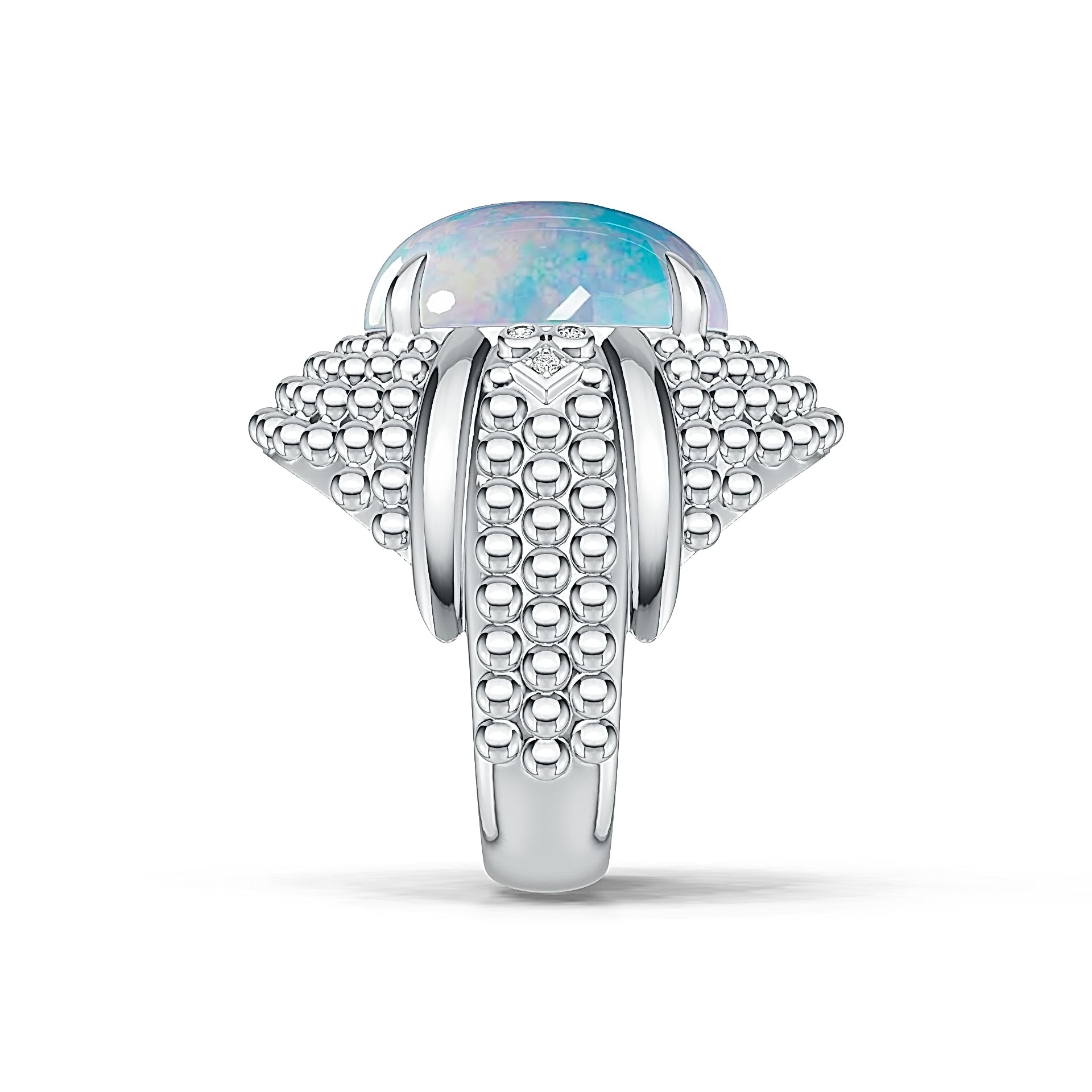 Sterling Silver Semi Mount Ring Setting Oval OV 16x12mm Cabochon Syzjewelry