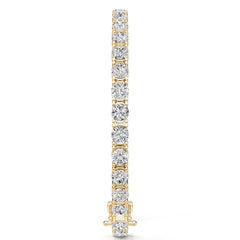 18K Gold Semi Mount Bracelet Setting Round Ro 5x5mm Diamond Accent Syz Jewelry