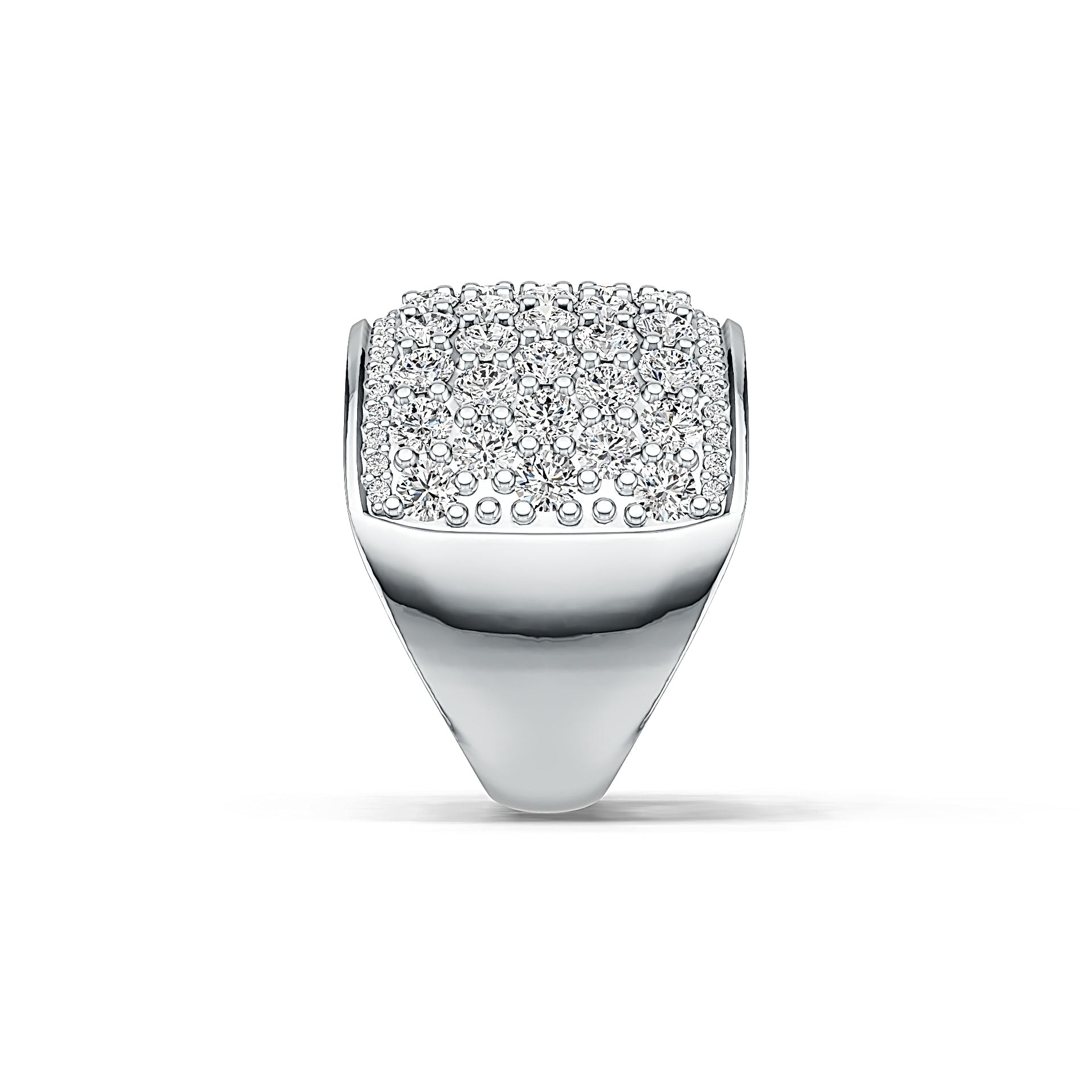 Sterling Silver Semi Mount Ring Setting Round RD 2.5mm White Topaz DHJ