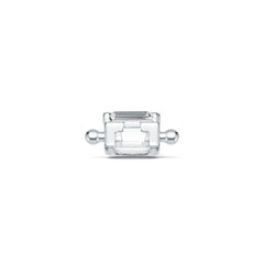 Sterling Silver Semi Mount Bracelet Setting Baguette BG 5x3mm DHJ
