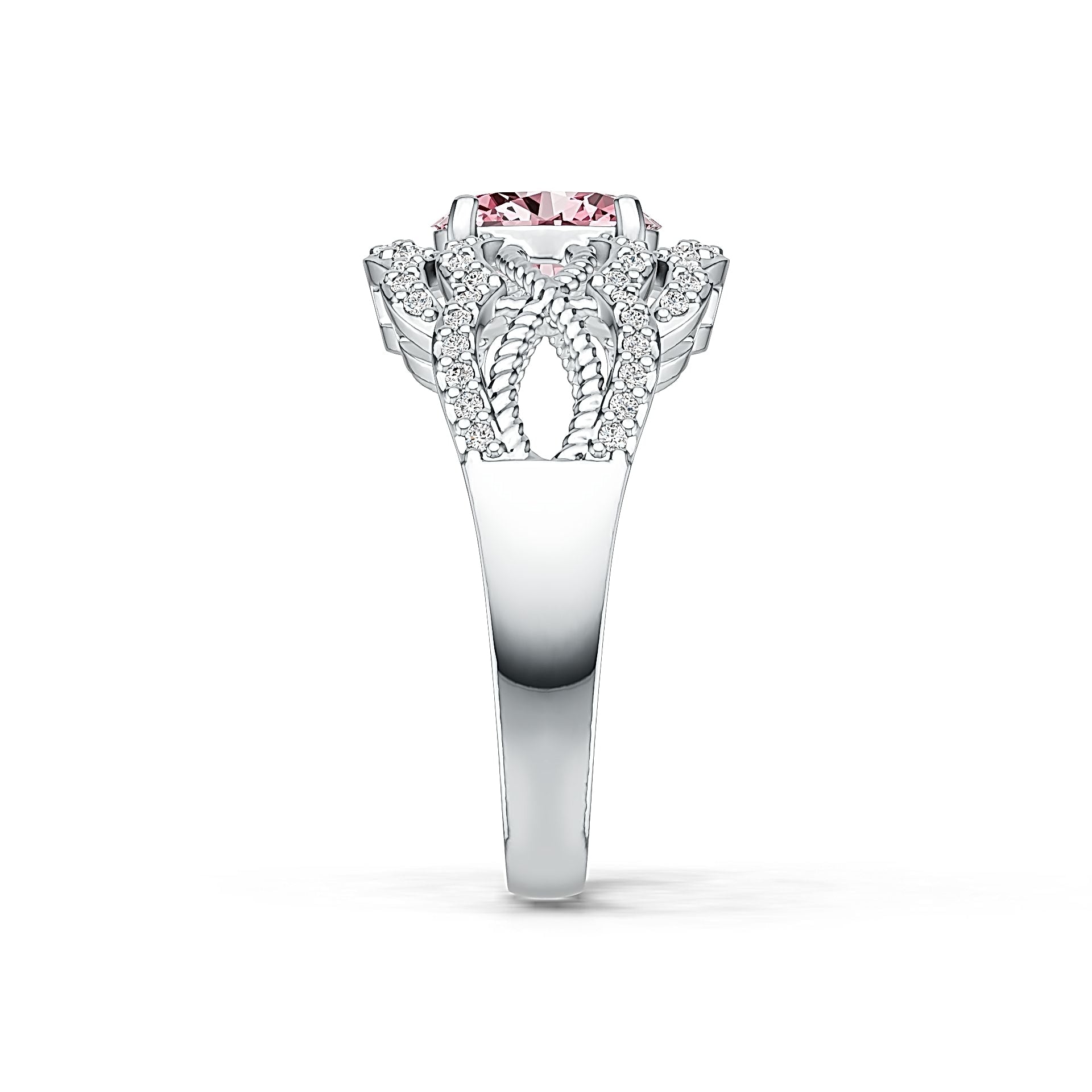 Sterling Silver Semi Mount Ring Setting Oval OV 8X6mm DHJ