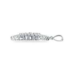 Sterling Silver Semi Mount Pendant Setting Marquise MQ 5X2.5mm MQ 4X2mm DHJ