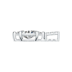 Sterling Silver Semi Mount Pendant Setting Marquise MQ 12X6mm DHJ