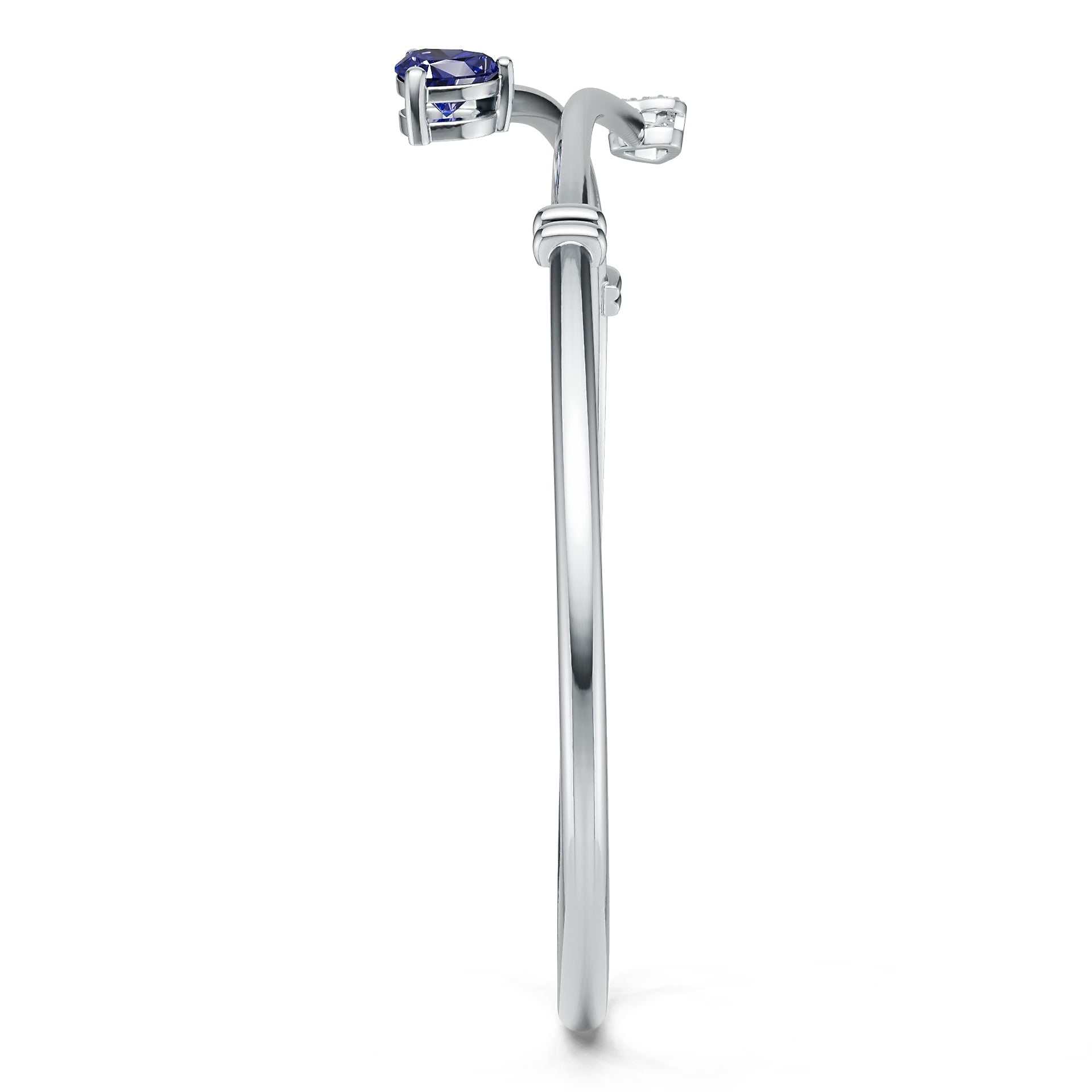 Sterling Silver Semi Mount Ring Setting Heart He 6x6mm Syz Jewelry