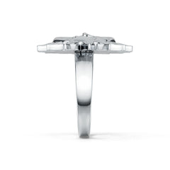 10K Gold Semi Mount Ring Setting Round Ro Syz Jewelry