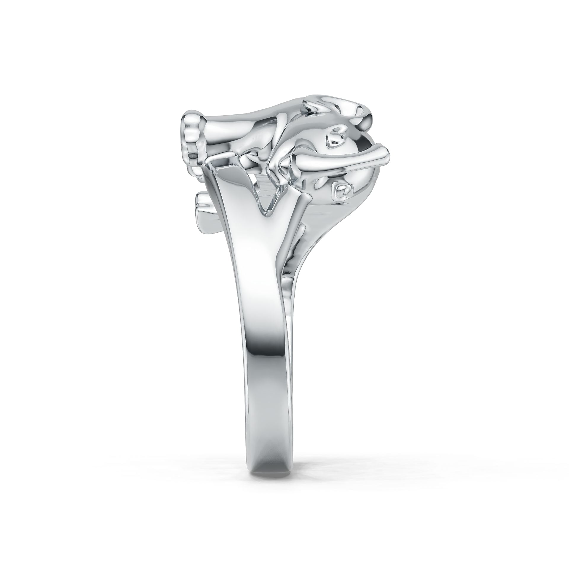 Platinum Semi Mount Ring Setting Round Ro 6x6mm Syz Jewelry