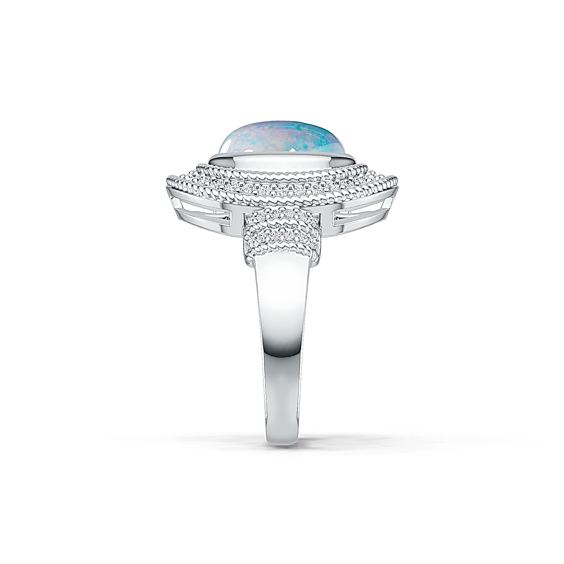 Sterling Silver Semi Mount Ring Setting Oval OV 11X9mm DHJ