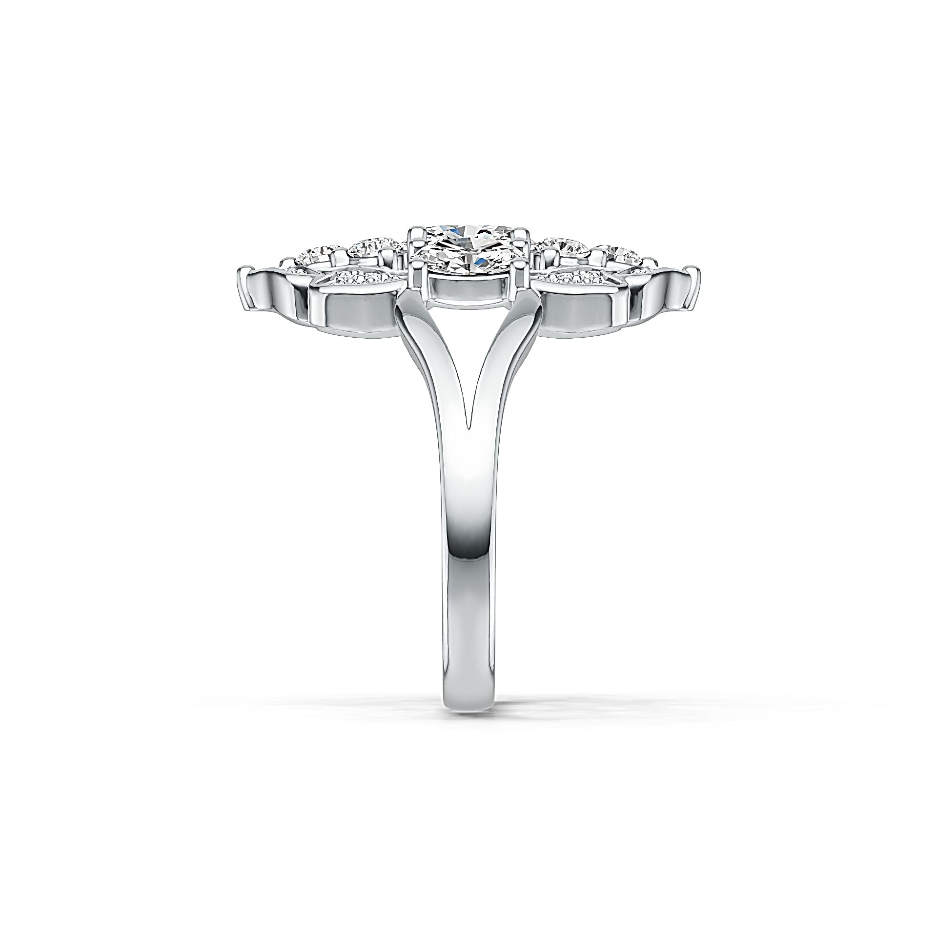 Sterling Silver Semi Mount Ring Setting Oval OV 7X5mm DHJ