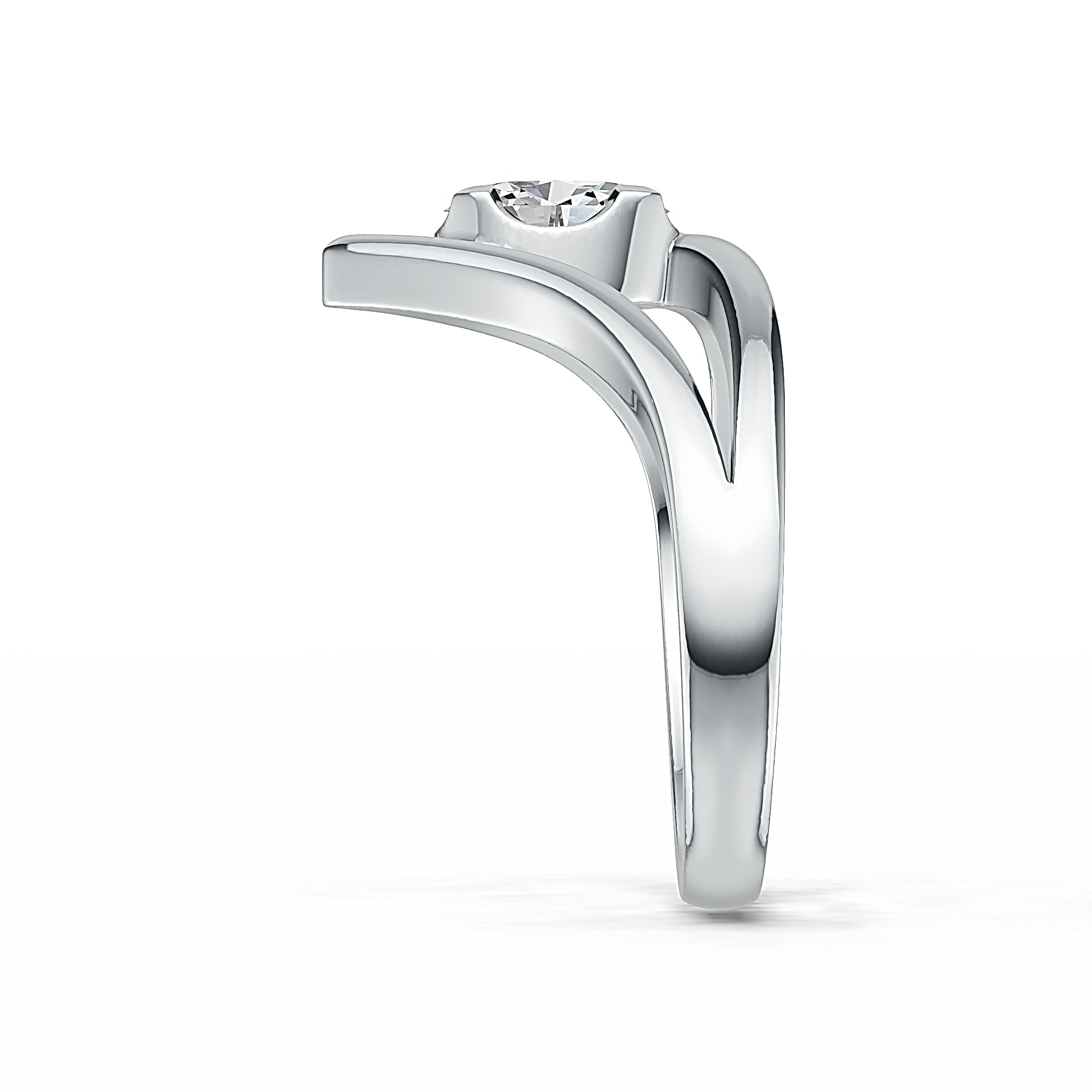 Sterling Silver Semi Mount Ring Setting Oval OV 7x5mm Syzjewelry