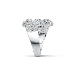 Sterling Silver Semi Mount Ring Setting Round RD 4x4mm DHJ