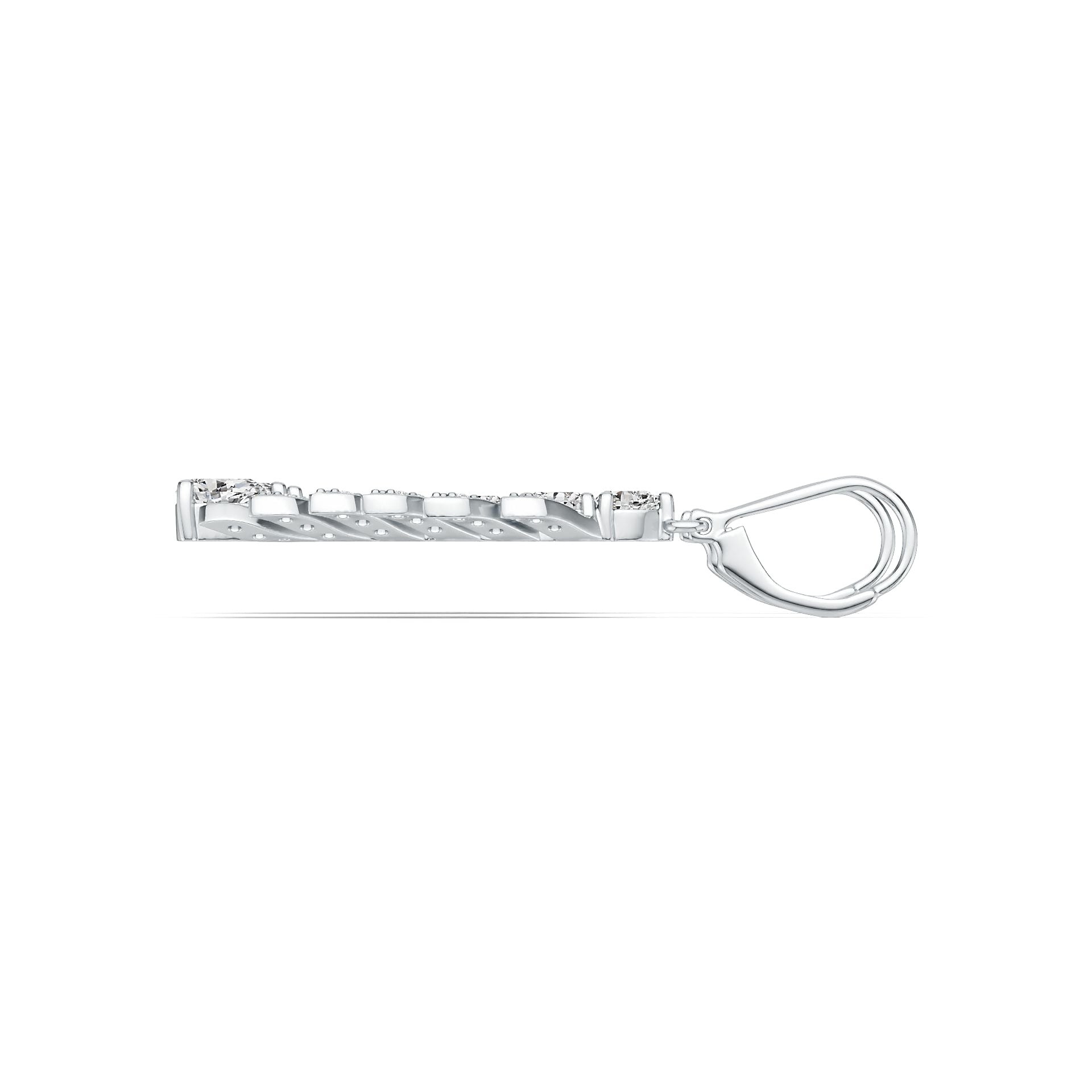 Sterling Silver Semi Mount Earrings Setting Pear PE 6X4mm DHJ