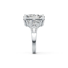 Sterling Silver Semi Mount Ring Setting CU 16X12mm White Topaz Syzjewelry