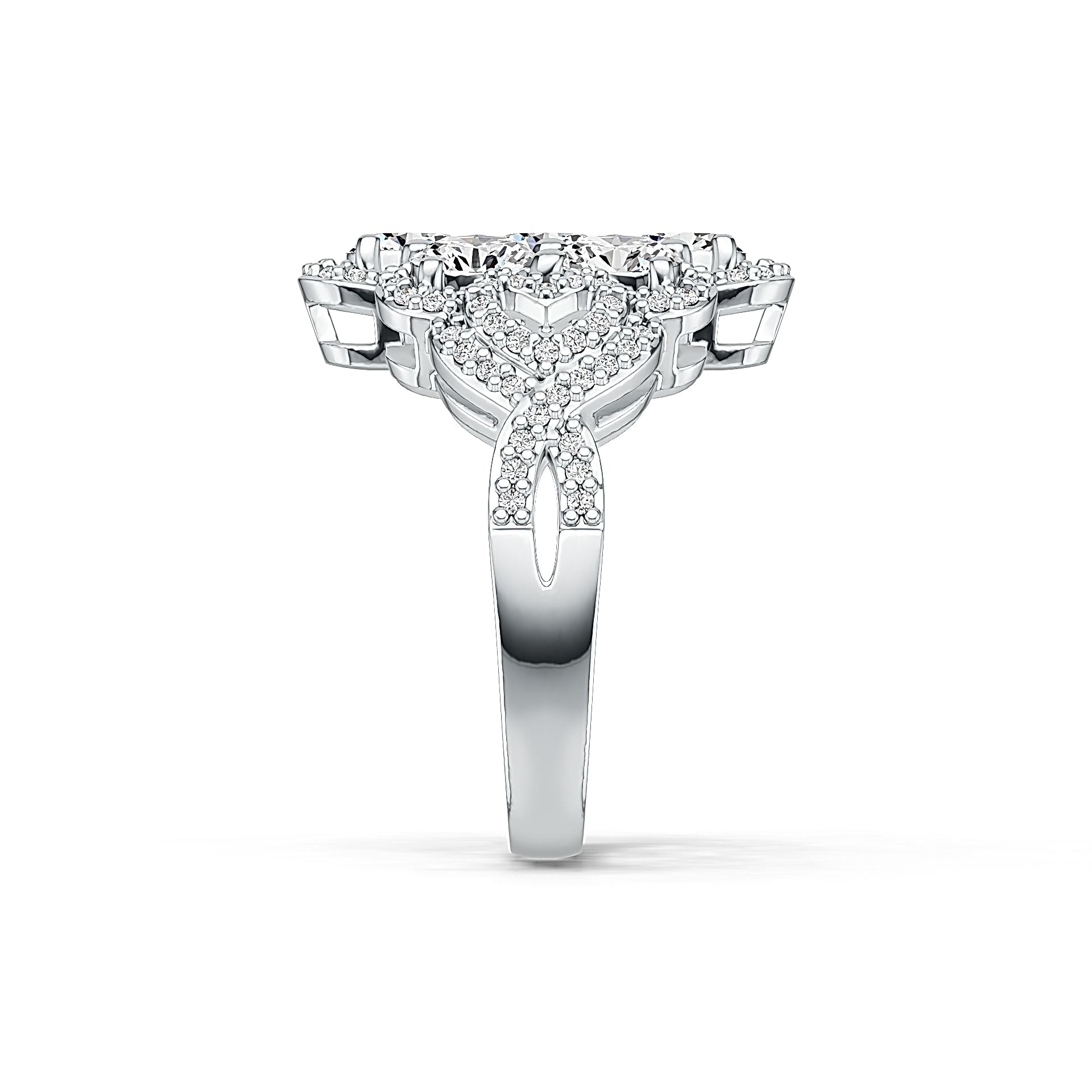 Sterling Silver Semi Mount Ring Setting Oval OV 5X4mm DHJ