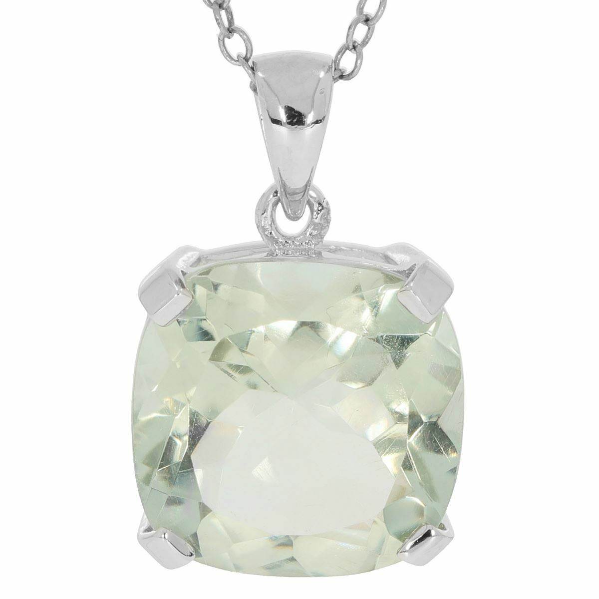 Platinum Semi Mount Pendant Setting Cushion CU 12X12mm Syzjewelry