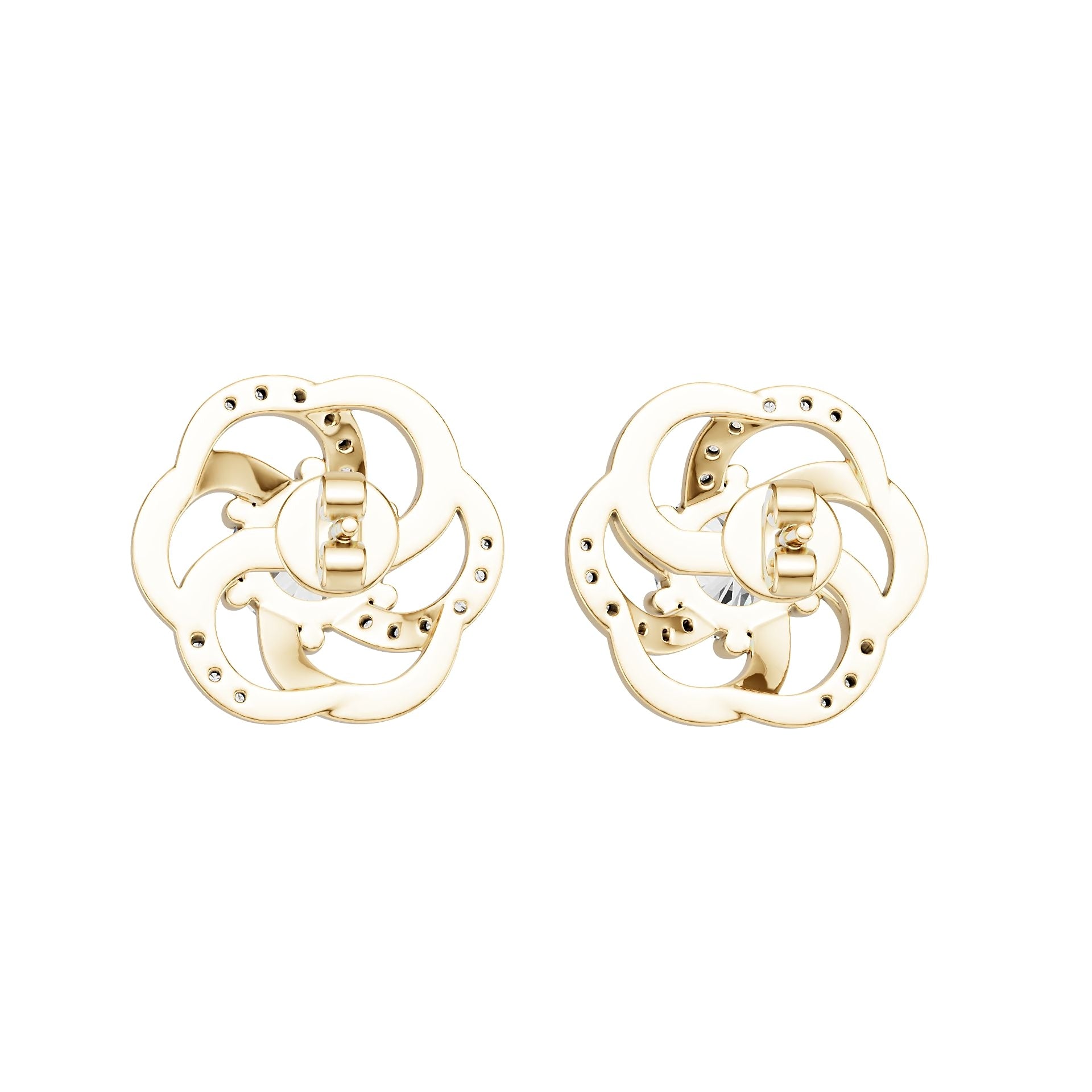 Sterling Silver Semi Mount Earrings Setting Round Ro 6x6mm Syz Jewelry