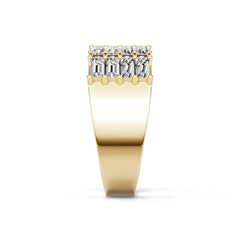 Platinum Semi Mount Ring Setting Round Ro 4x2mm Diamond Accent Syz Jewelry