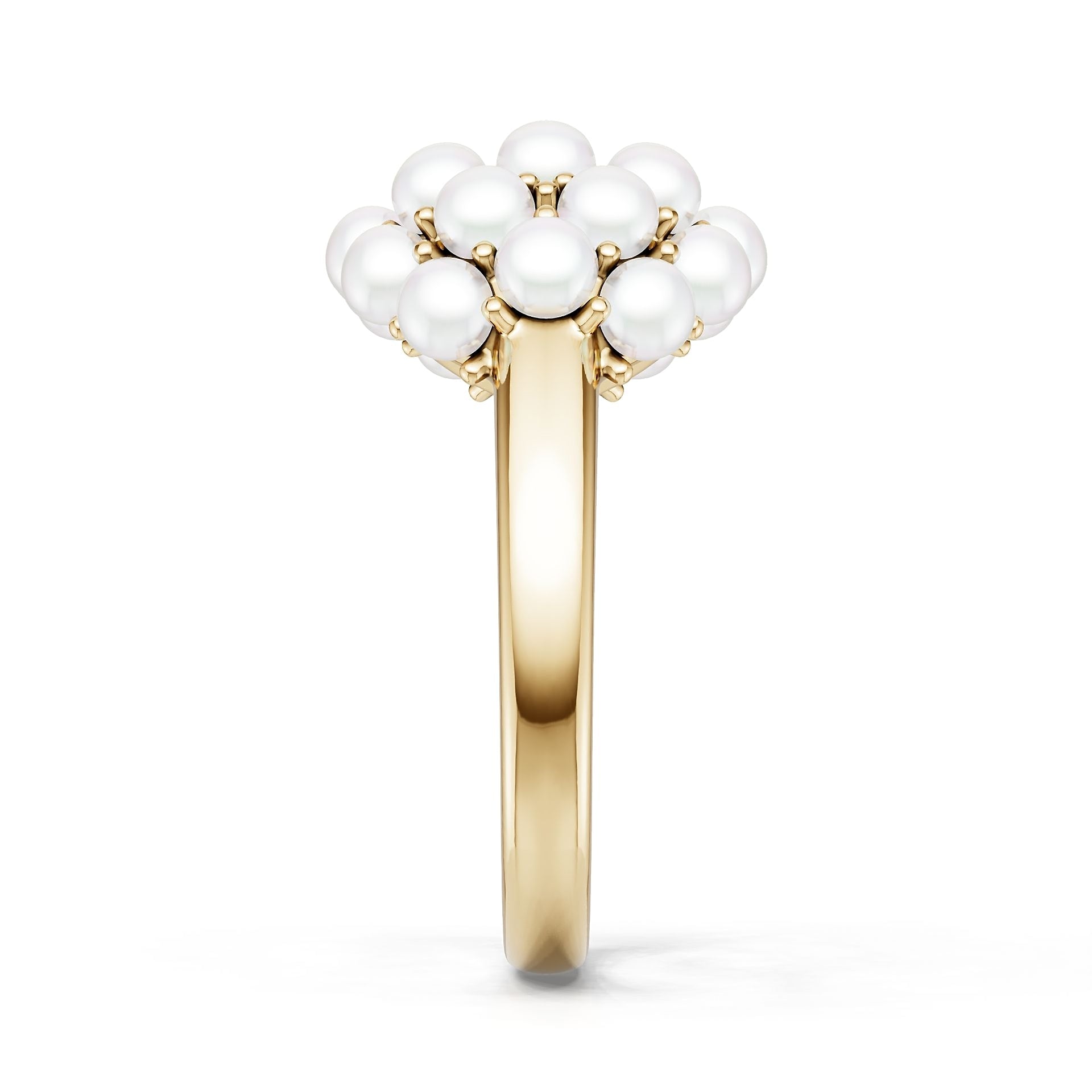 14K Gold Semi Mount Ring Setting Round Ro 3x3mm Syz Jewelry