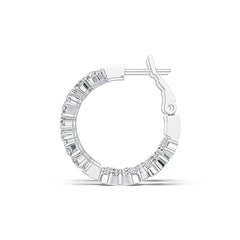 Boucles d'oreilles semi-montées en argent sterling serti ovale OV 5X3mm