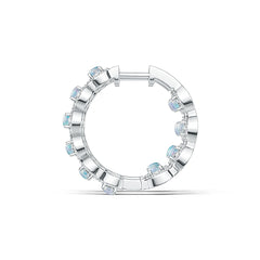 Sterling Silver Semi Mount Earrings Setting Round RD 3x3mm DHJ