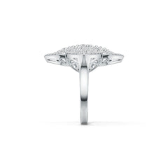 Sterling Silver Semi Mount Ring Setting Round RD 3.5mm DHJ