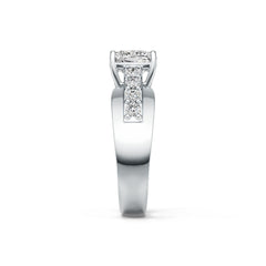 Sterling Silver Semi Mount Ring Setting Cushion CU 7.5X7.5mm DHJ