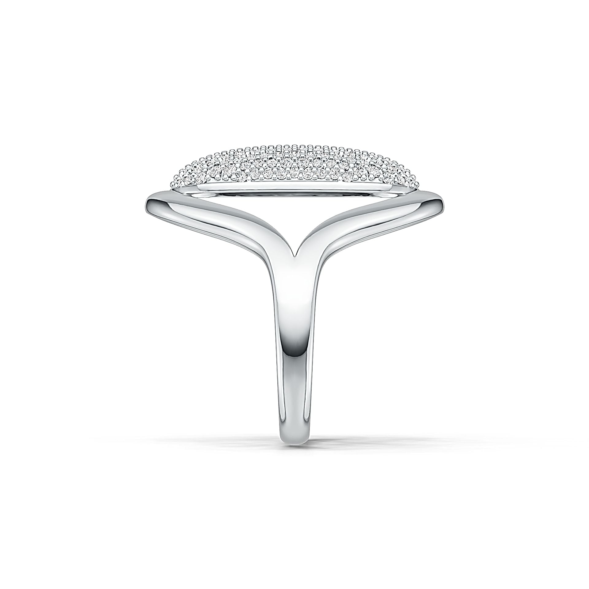 Sterling Silver Semi Mount Ring Setting Round RD 1.25mm DHJ