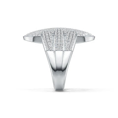 Sterling Silver Semi Mount Ring Setting Round RD 1.1mm DHJ