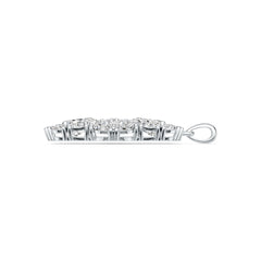 Sterling Silver Semi Mount Pendant Setting Pear PE 9X6mm DHJ