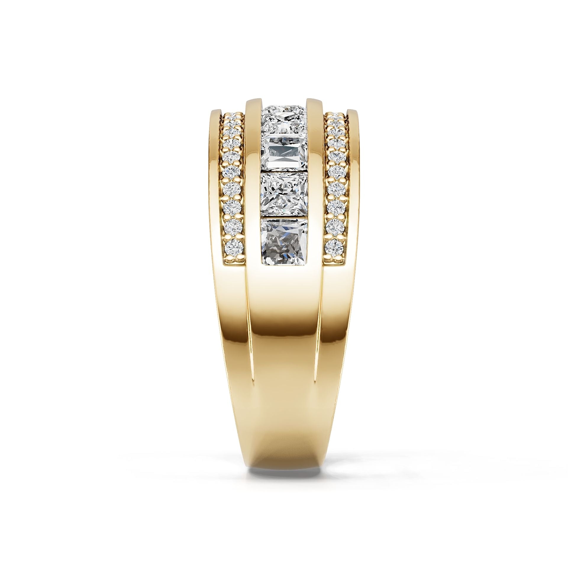 Sterling Silver Semi Mount Ring Setting Princess Sq 3x3mm Syzjewelry