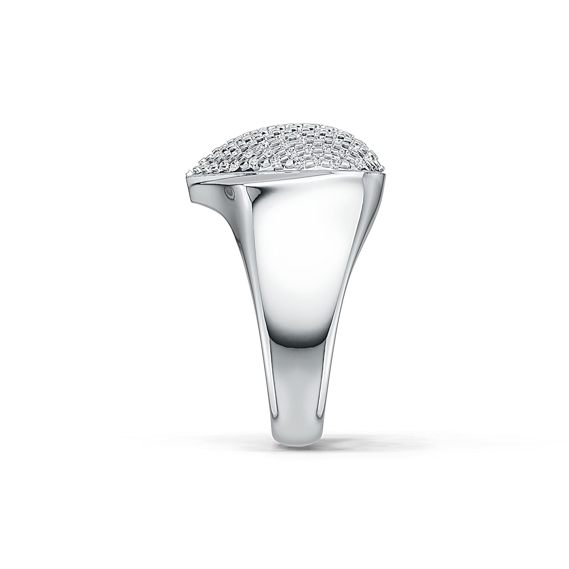 Sterling Silver Semi Mount Ring Setting Round RD 1.2x1.2mm DHJ