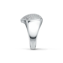 Sterling Silver Semi Mount Ring Setting Round RD 1.2x1.2mm DHJ