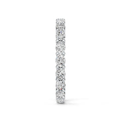 Sterling Silver Semi Mount Ring Setting Oval OV 4X3mm Eternity Band Ring DHJ