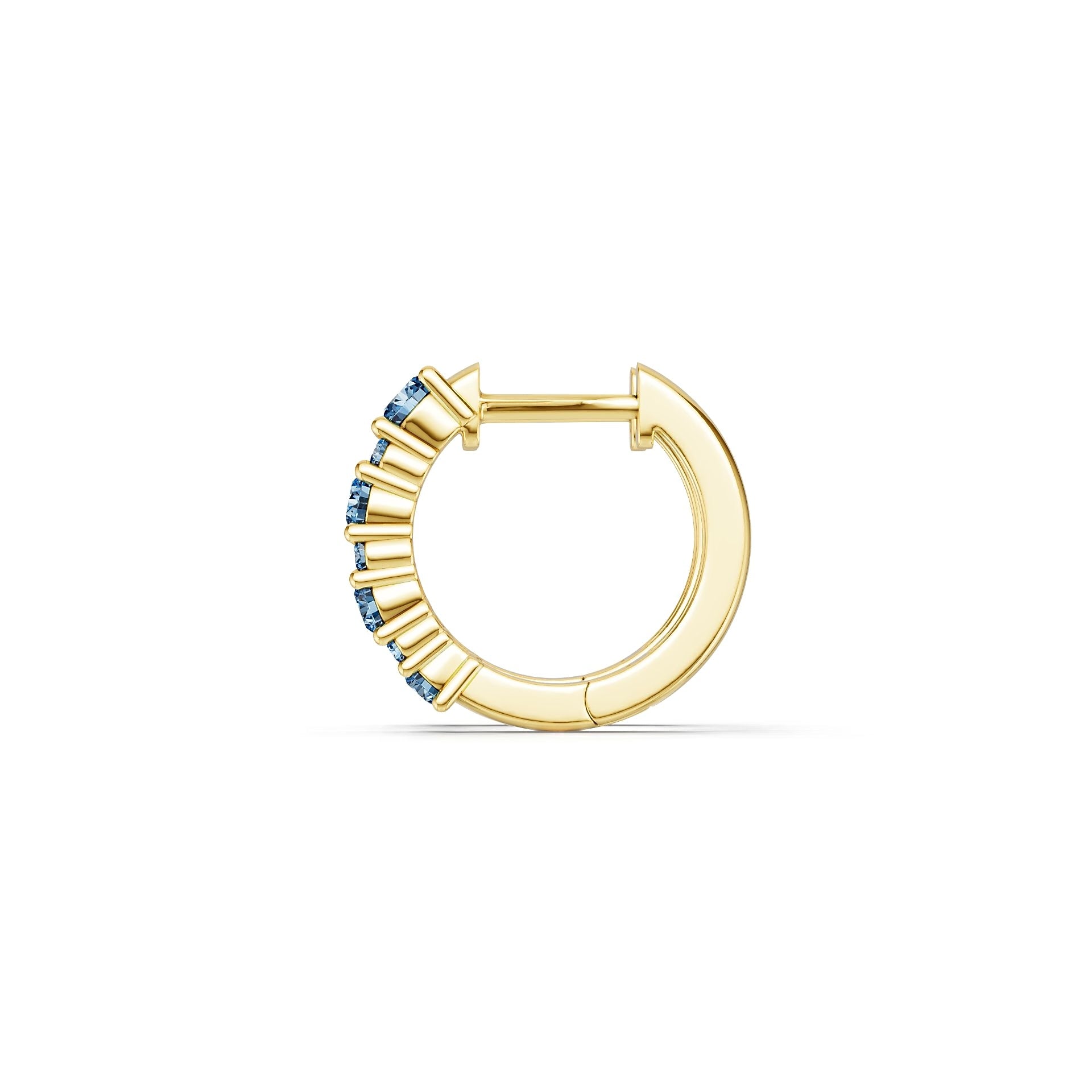10K 14K Gold or 18K Gold Semi Mount Earrings Setting Round Rd Diamond Accent Syzjewelry