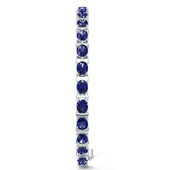 Platinum Semi Mount Bracelet Setting Round Ro 5x4mm Syz Jewelry