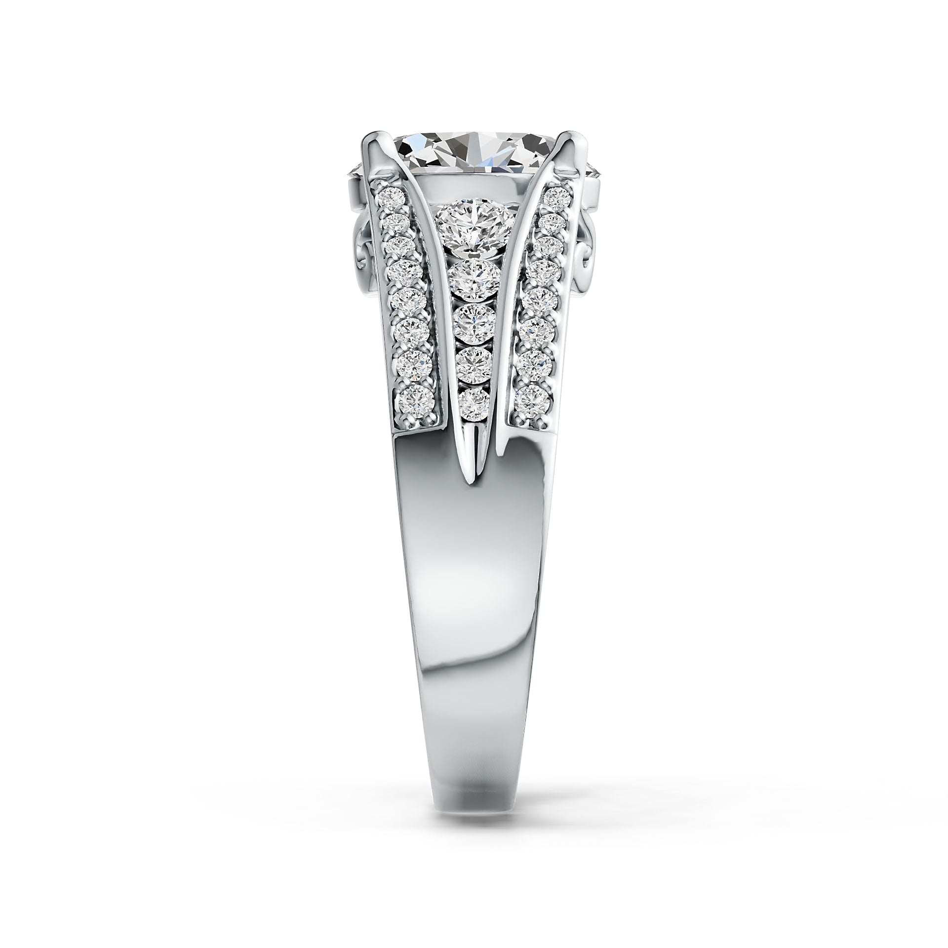 Sterling Silver Semi Mount Ring Setting Oval OV 9x7mm DHJ