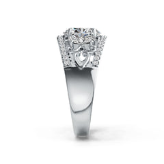 Sterling Silver Semi Mount Ring Setting Oval OV 9X7mm OV 6X4mm DHJ