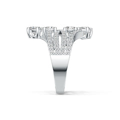 Sterling Silver Semi Mount Ring Setting Round RD 5x5mm DHJ