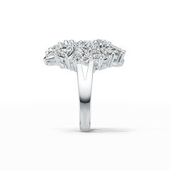 Sterling Silver Semi Mount Ring Setting Pear PE 5x4mm OV 4x3mm DHJ