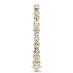 10K Gold Semi Mount Bracelet Setting Oval Ov 7x5mm Moissanite Accent Syz Jewelry