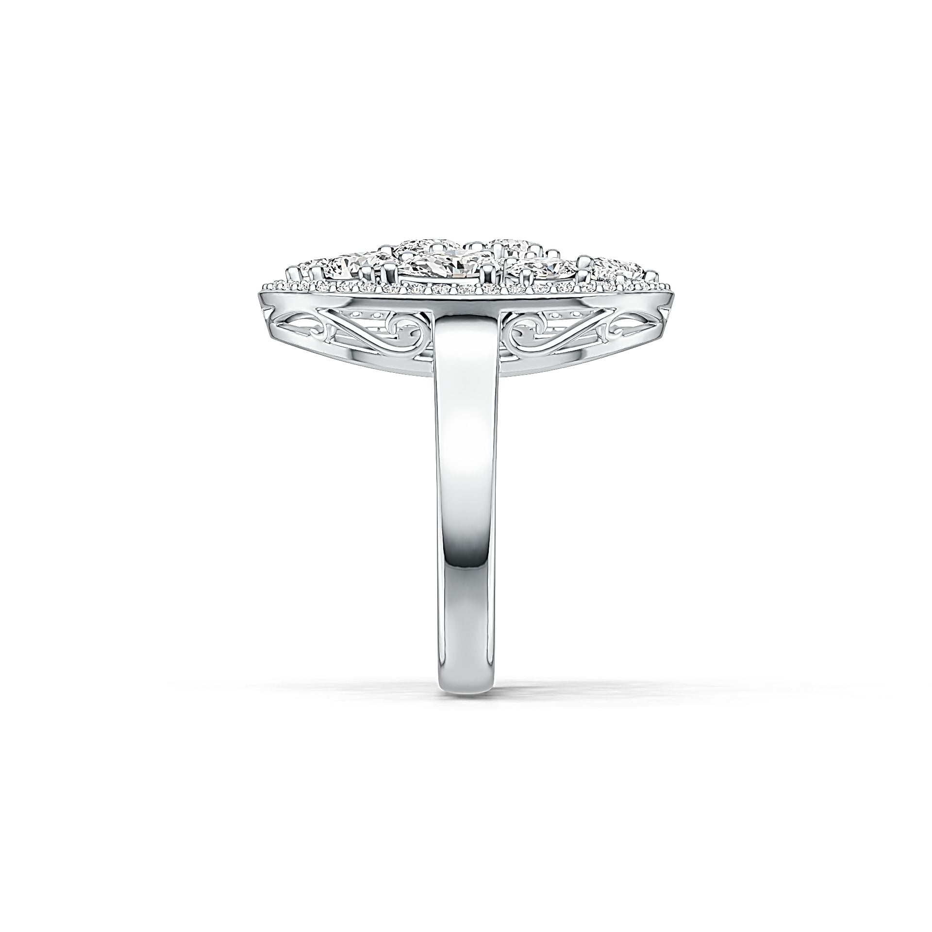 Sterling Silver Sterling Silver Semi Mount Ring Setting Oval OV 6X4mm PE 6X4mm Syzjewelry