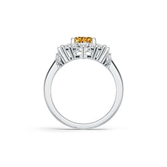 Sterling Silver Semi Mount Ring Setting Round RD Center主石mm DHJ