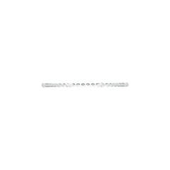 Platinum Semi Mount Necklace Setting Oval OV 7X5mm DHJ