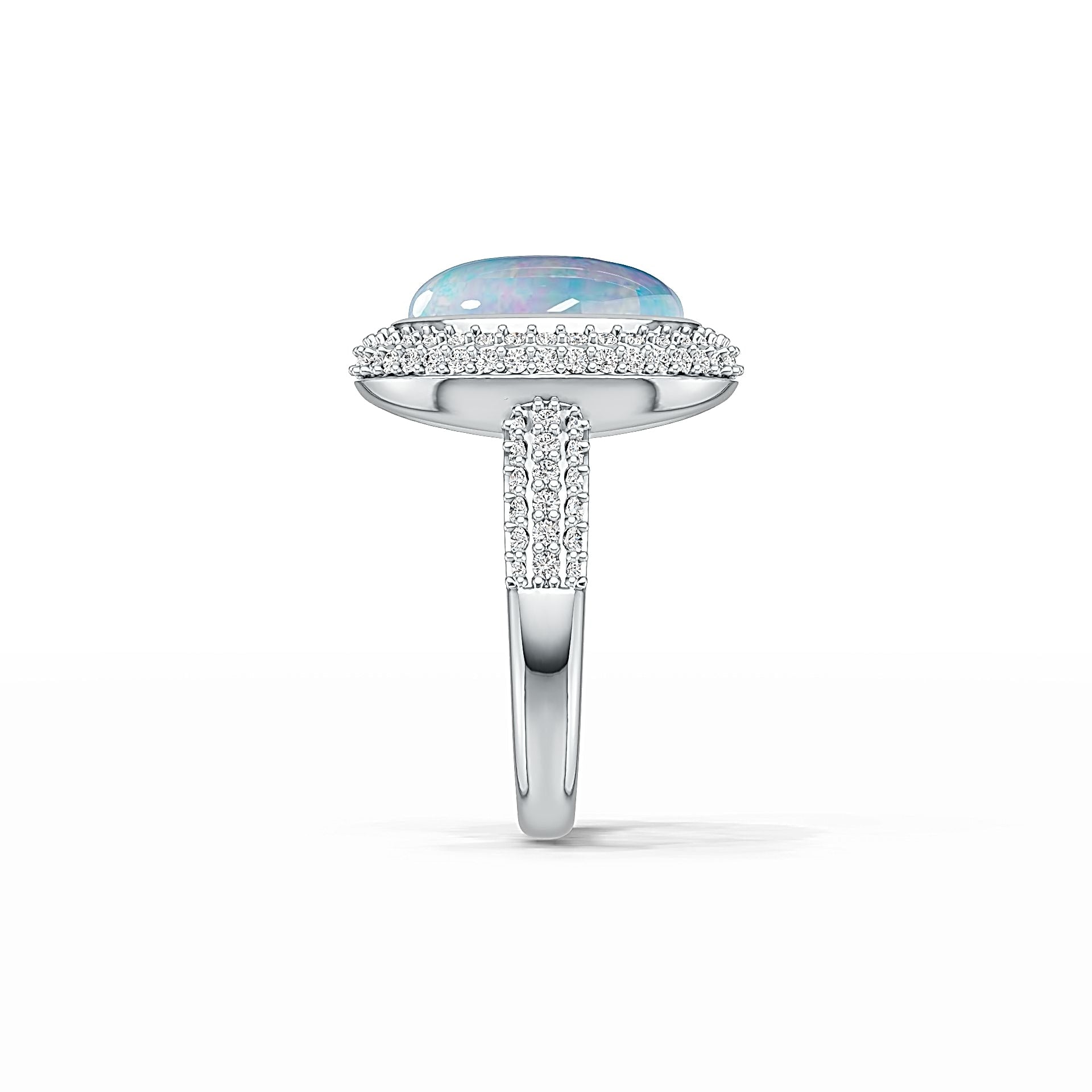 Sterling Silver Semi Mount Ring Setting Oval OV 12X10mm DHJ