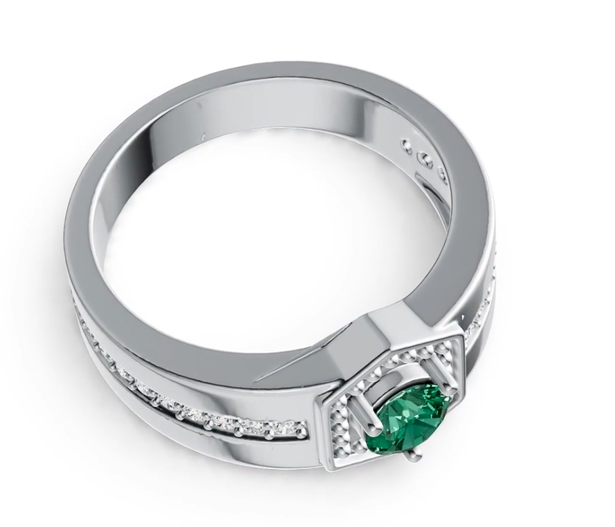 Sterling Silver Semi Mount Ring Setting Round RD 5x5mm Halo Syzjewelry