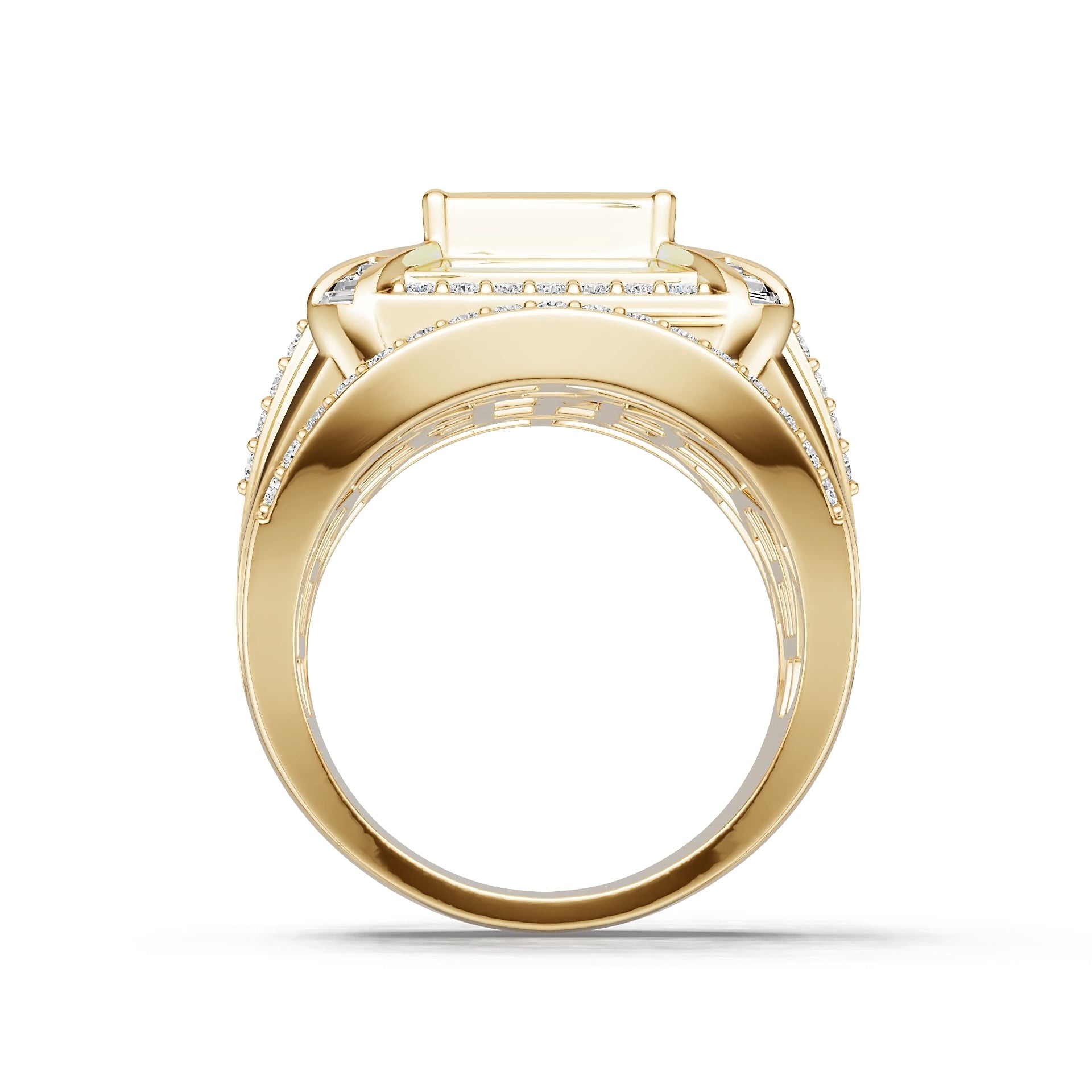 Sterling Silver Semi Mount Ring Setting Princess Pr 2x2mm DHJ